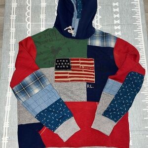 Polo Ralph Lauren Multicolor Patchwork Hoodie